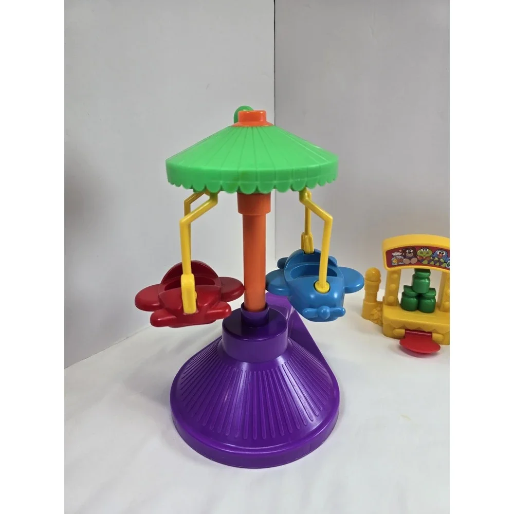 Fisher-Price Little People carnival/amusement park accessory lot